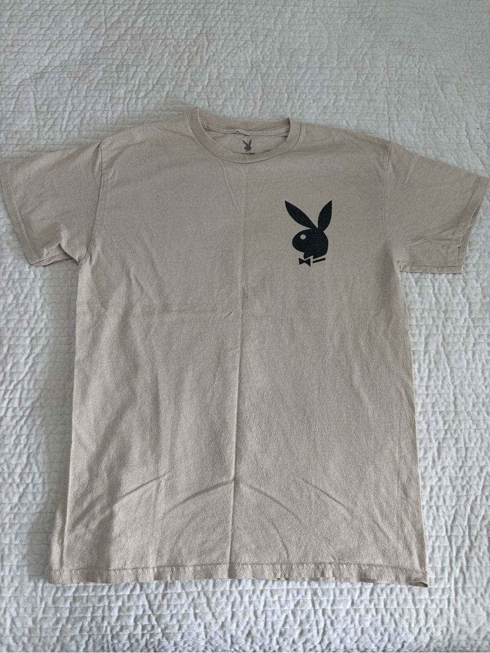 Playboy Khaki/Beige T Shirt